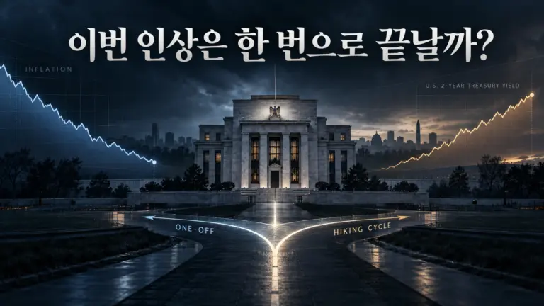 2026년 연준 추가 금리 인상 가능성과 물가 및 미국 2년물의 엇갈린 신호